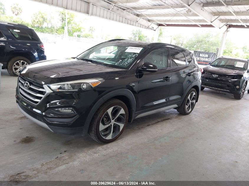 2018 Hyundai Tucson Value VIN: KM8J3CA25JU726956 Lot: 39629624