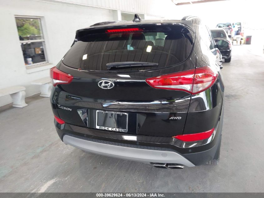 2018 Hyundai Tucson Value VIN: KM8J3CA25JU726956 Lot: 39629624
