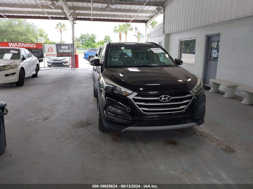 2018 Hyundai Tucson Value VIN: KM8J3CA25JU726956 Lot: 39629624