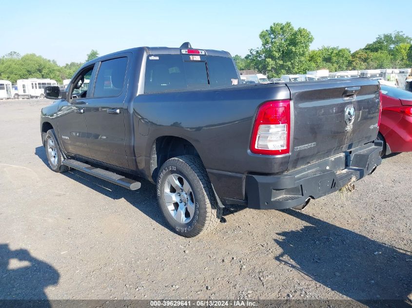 2019 Ram 1500 Big Horn/Lone Star 4X4 5'7 Box VIN: 1C6SRFFT1KN812407 Lot: 39629641