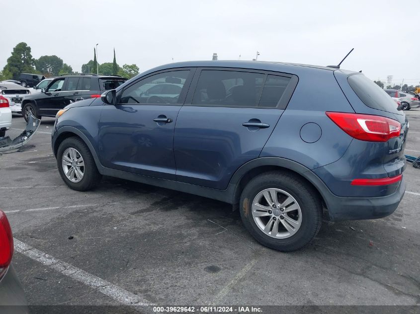 2011 Kia Sportage Lx VIN: KNDPB3A2XB7136396 Lot: 39629642