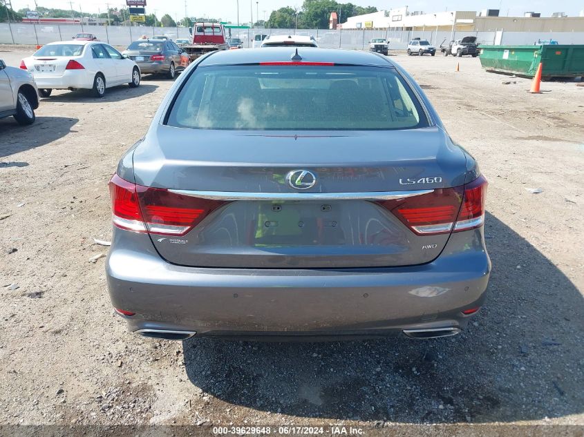 2013 Lexus Ls 460 VIN: JTHCL5EF6D5017892 Lot: 39629648