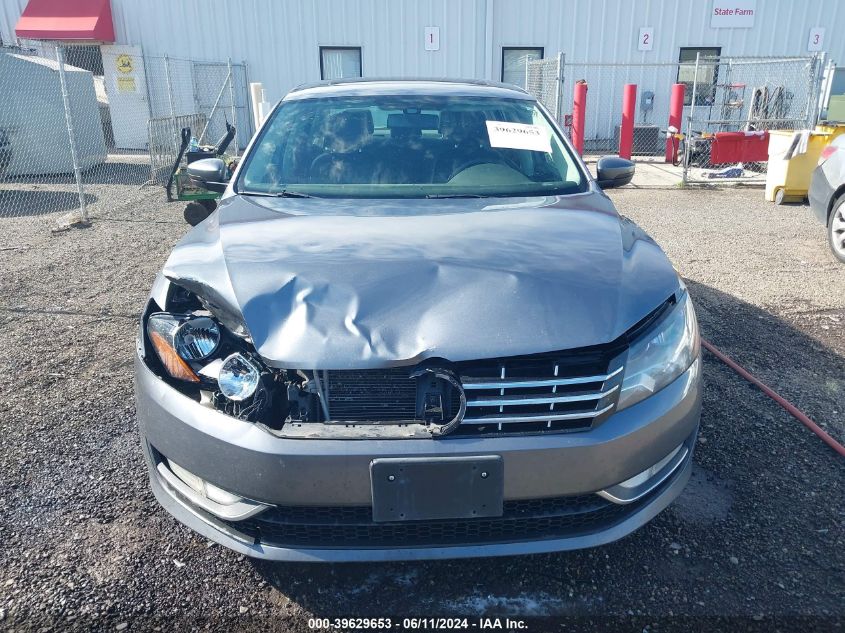 2013 Volkswagen Passat 2.0L Tdi Sel Premium VIN: 1VWCN7A38DC116399 Lot: 39629653