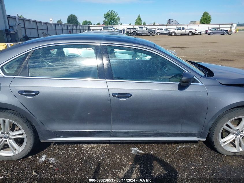 2013 Volkswagen Passat 2.0L Tdi Sel Premium VIN: 1VWCN7A38DC116399 Lot: 39629653