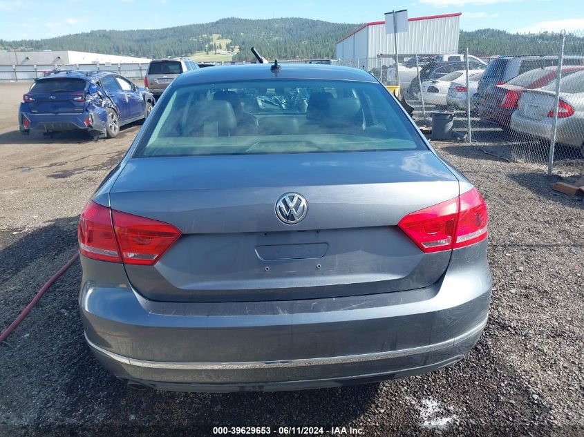 2013 Volkswagen Passat 2.0L Tdi Sel Premium VIN: 1VWCN7A38DC116399 Lot: 39629653