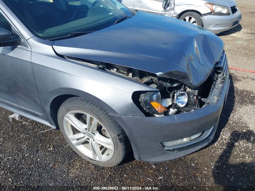 2013 Volkswagen Passat 2.0L Tdi Sel Premium VIN: 1VWCN7A38DC116399 Lot: 39629653