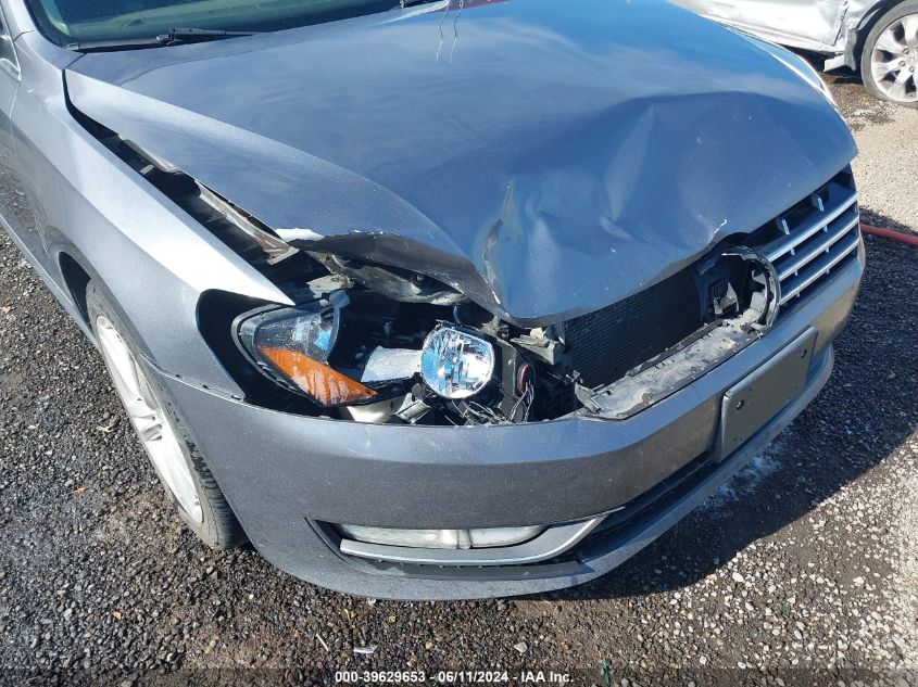 2013 Volkswagen Passat 2.0L Tdi Sel Premium VIN: 1VWCN7A38DC116399 Lot: 39629653