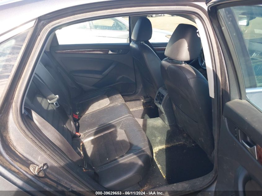 2013 Volkswagen Passat 2.0L Tdi Sel Premium VIN: 1VWCN7A38DC116399 Lot: 39629653