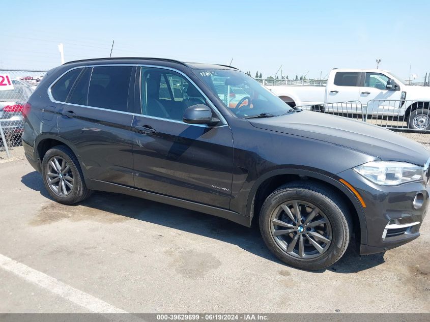 2015 BMW X5 xDrive35I VIN: 5UXKR0C52F0P02625 Lot: 39629699