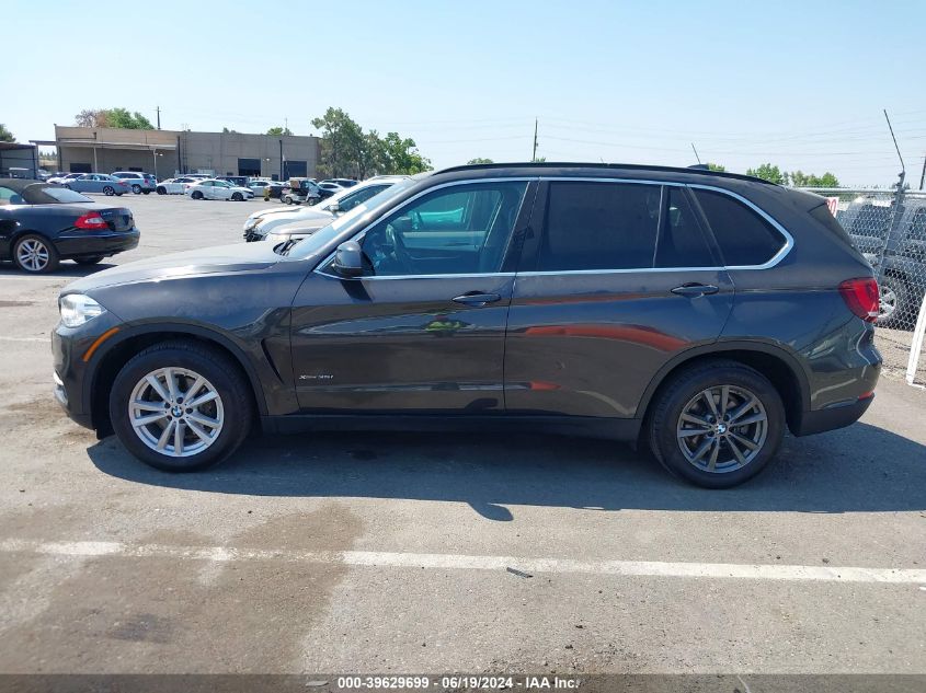 2015 BMW X5 xDrive35I VIN: 5UXKR0C52F0P02625 Lot: 39629699