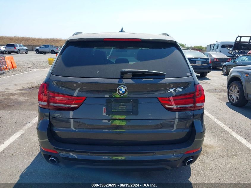 2015 BMW X5 xDrive35I VIN: 5UXKR0C52F0P02625 Lot: 39629699