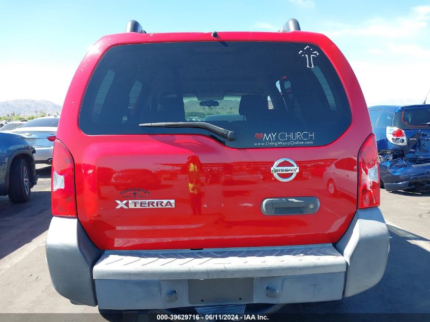 2008 Nissan Xterra S VIN: 5N1AN08UX8C513579 Lot: 39629716