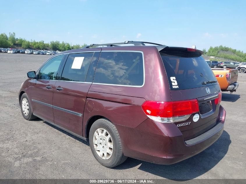 2009 Honda Odyssey Lx VIN: 5FNRL38219B057909 Lot: 39629736