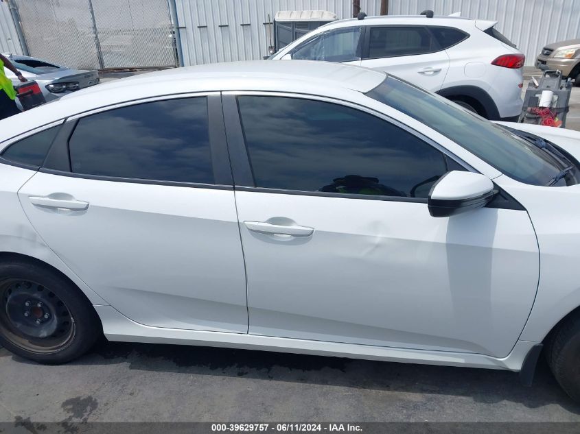 2019 Honda Civic Lx VIN: 2HGFC2F61KH568606 Lot: 39629757