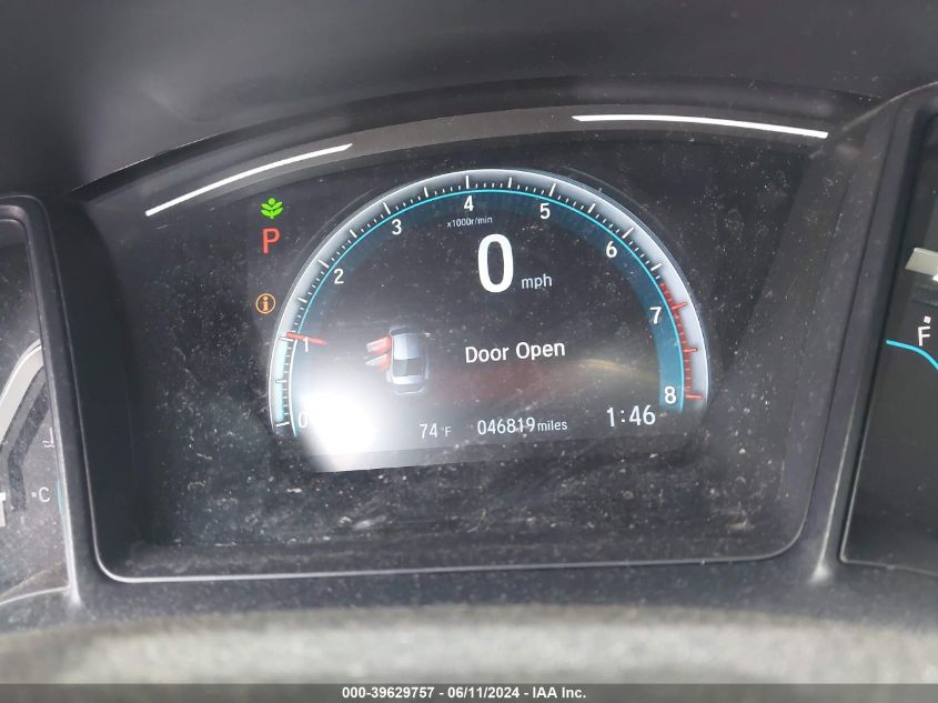 2019 Honda Civic Lx VIN: 2HGFC2F61KH568606 Lot: 39629757