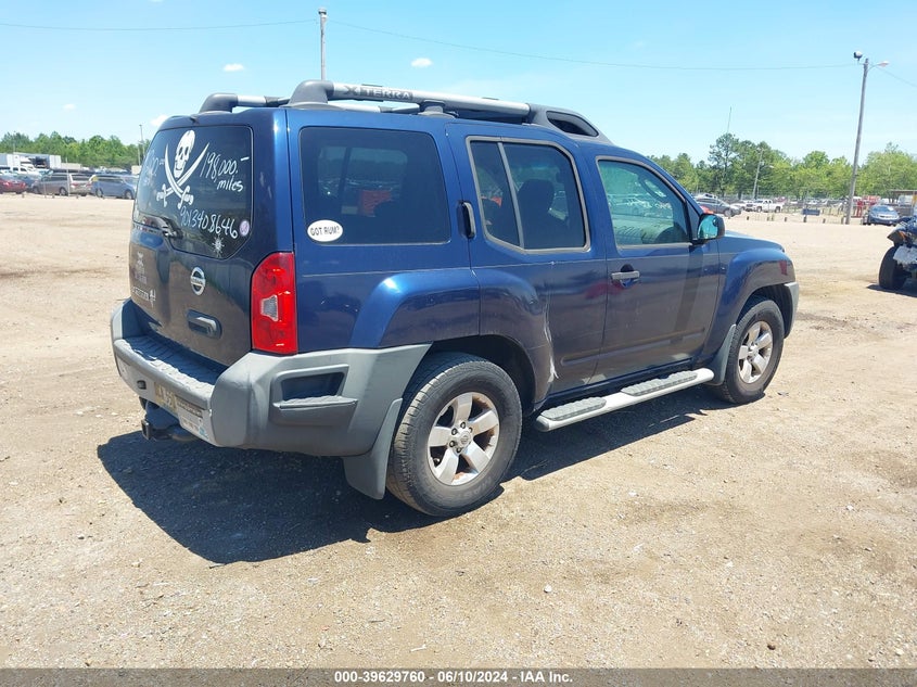 2010 Nissan Xterra S VIN: 5N1AN0NU8AC511310 Lot: 39629760