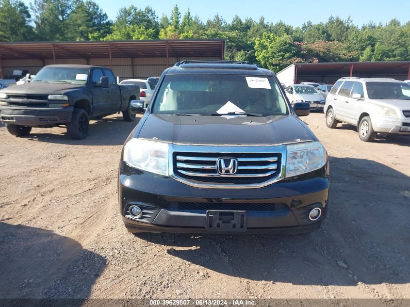 2013 Honda Pilot Touring VIN: 5FNYF4H99DB002672 Lot: 39629807