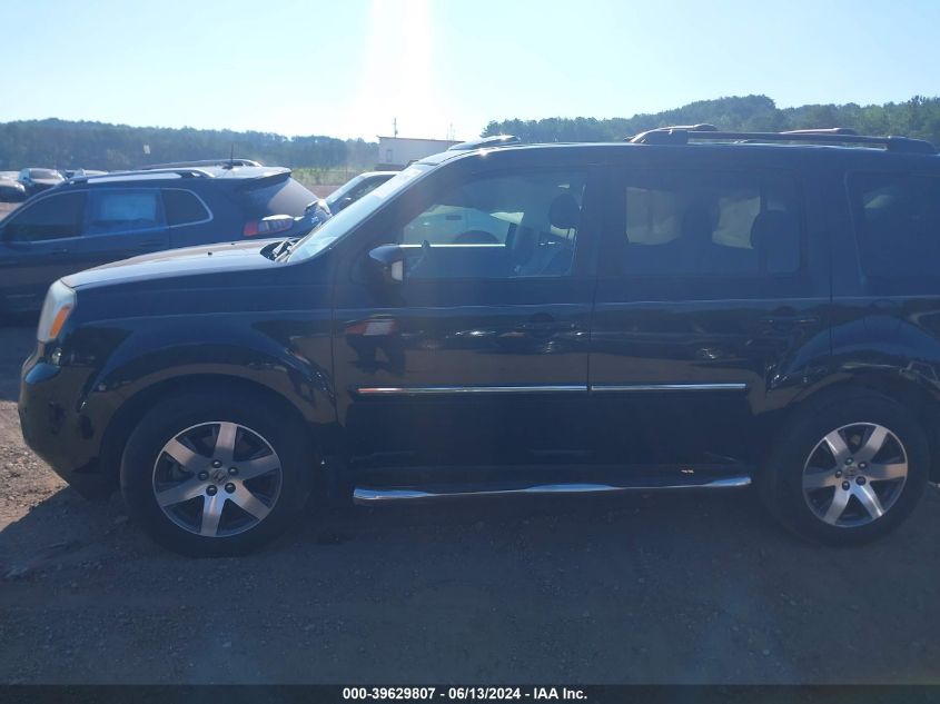 2013 Honda Pilot Touring VIN: 5FNYF4H99DB002672 Lot: 39629807