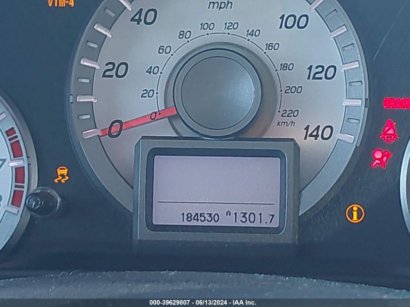 2013 Honda Pilot Touring VIN: 5FNYF4H99DB002672 Lot: 39629807