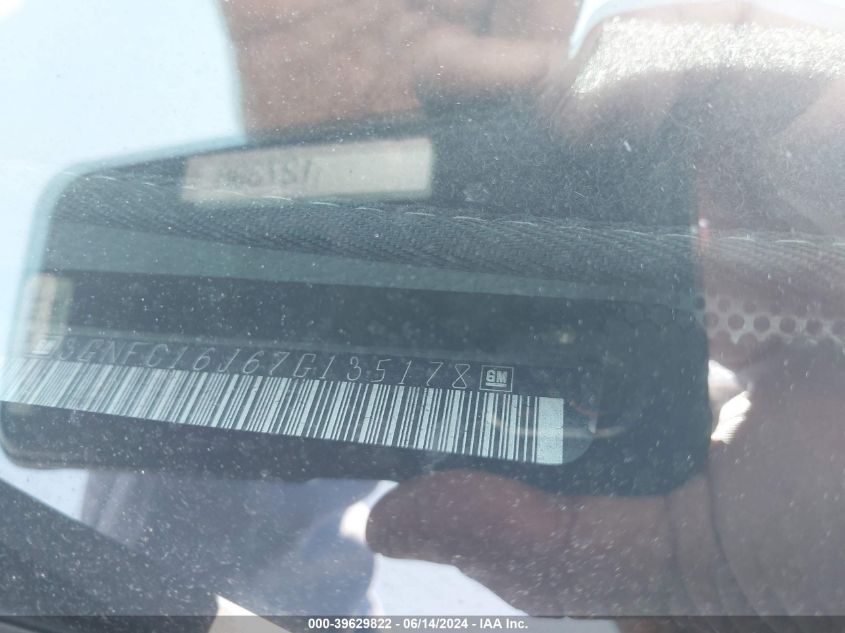 2007 Chevrolet Suburban 1500 Ltz VIN: 3GNFC16J67G135178 Lot: 39629822