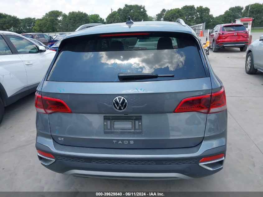 2024 Volkswagen Taos 1.5T Se VIN: 3VVSX7B2XRM027665 Lot: 39629840