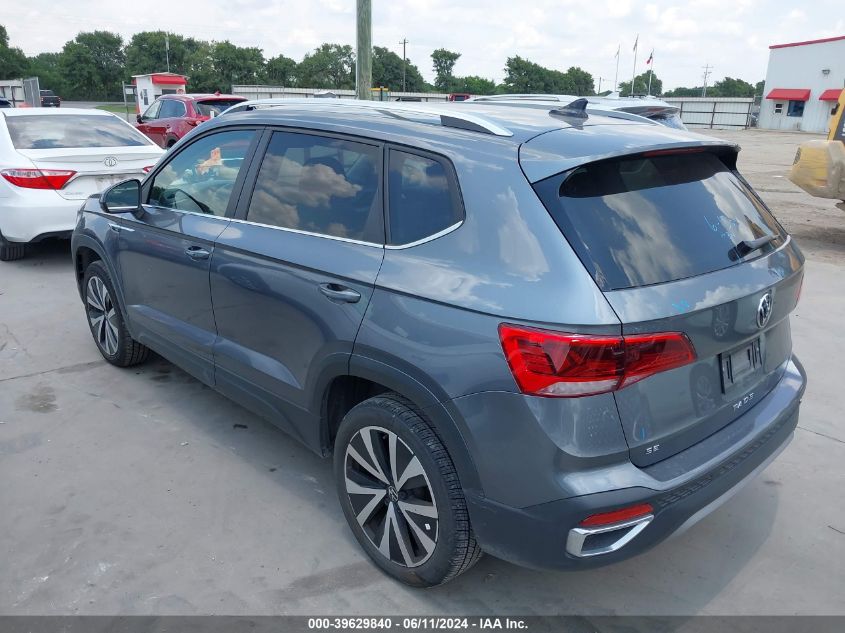 2024 Volkswagen Taos 1.5T Se VIN: 3VVSX7B2XRM027665 Lot: 39629840