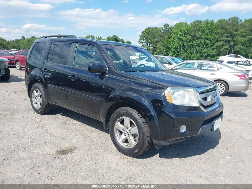 2009 Honda Pilot Ex VIN: 5FNYF38459B000505 Lot: 39629845