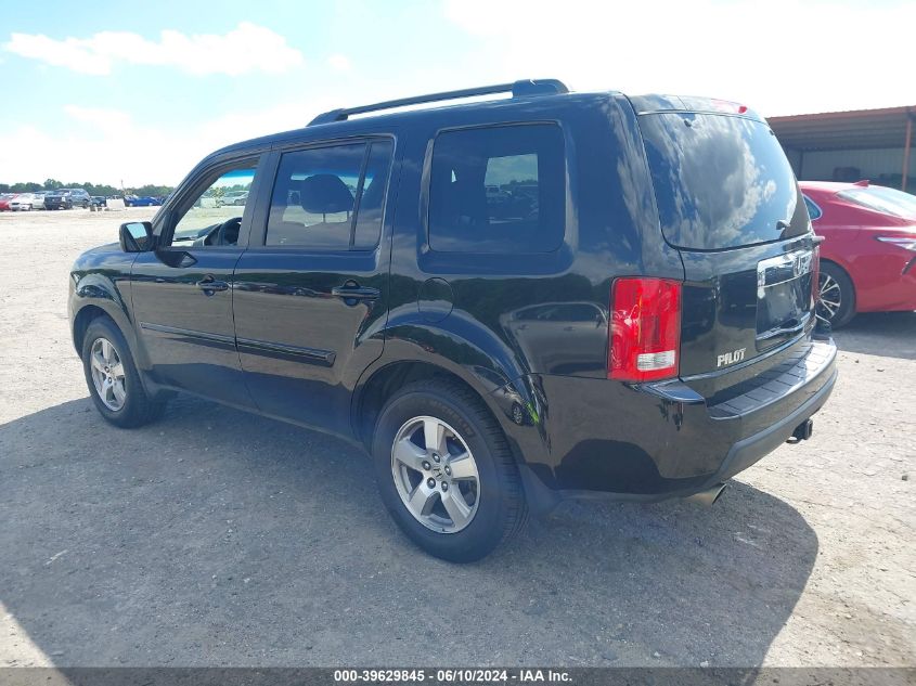 2009 Honda Pilot Ex VIN: 5FNYF38459B000505 Lot: 39629845