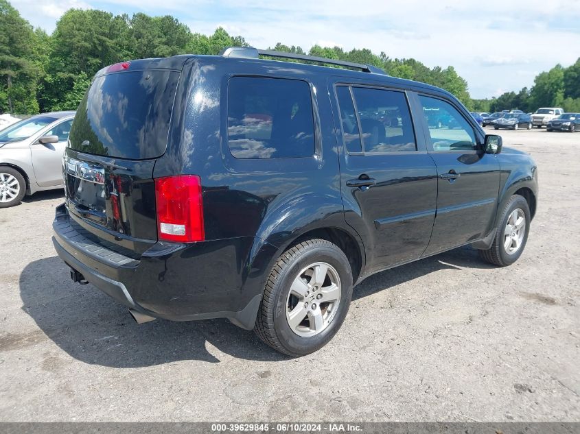 2009 Honda Pilot Ex VIN: 5FNYF38459B000505 Lot: 39629845