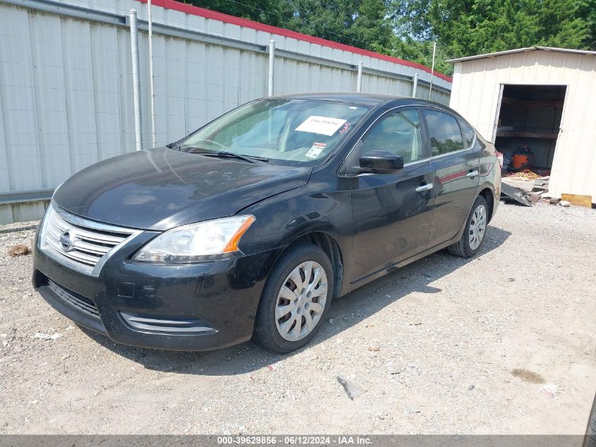 2013 Nissan Sentra Sv VIN: 3N1AB7AP4DL778719 Lot: 39629856