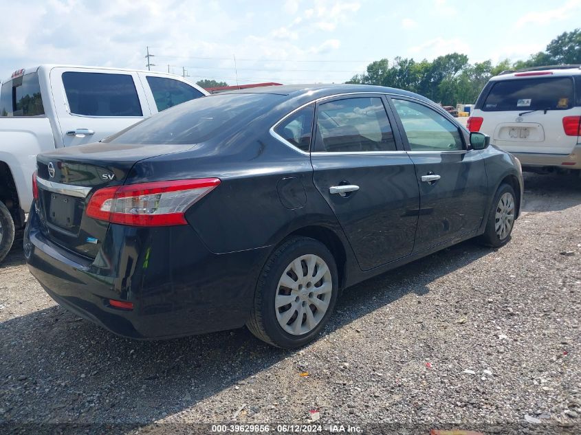 2013 Nissan Sentra Sv VIN: 3N1AB7AP4DL778719 Lot: 39629856