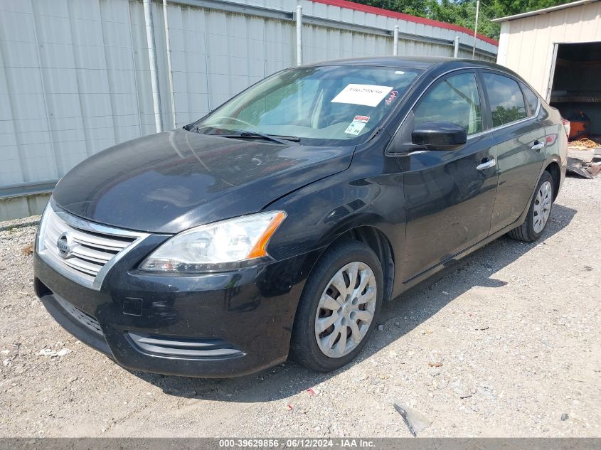 2013 Nissan Sentra Sv VIN: 3N1AB7AP4DL778719 Lot: 39629856