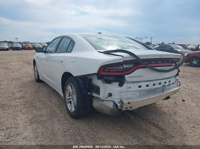 2022 Dodge Charger Sxt Rwd VIN: 2C3CDXBG6NH261418 Lot: 39629928