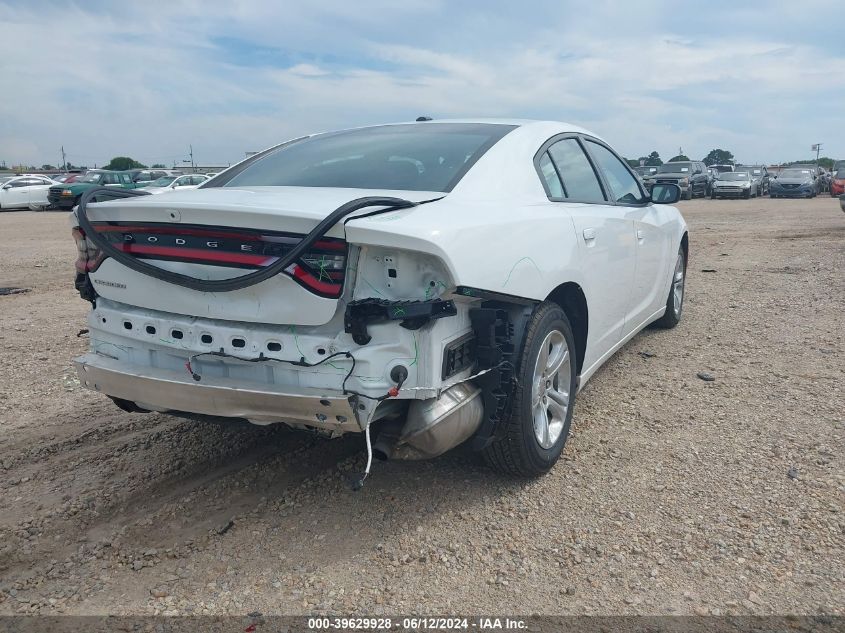 2022 Dodge Charger Sxt Rwd VIN: 2C3CDXBG6NH261418 Lot: 39629928