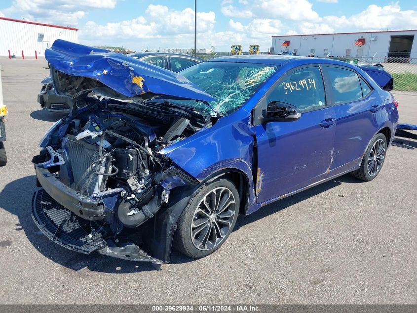 2016 Toyota Corolla S Plus VIN: 2T1BURHE6GC654499 Lot: 39629934