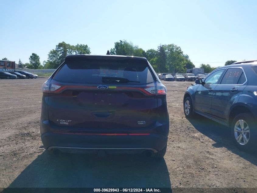 2018 Ford Edge Sel VIN: 2FMPK4J95JBB31854 Lot: 39629943