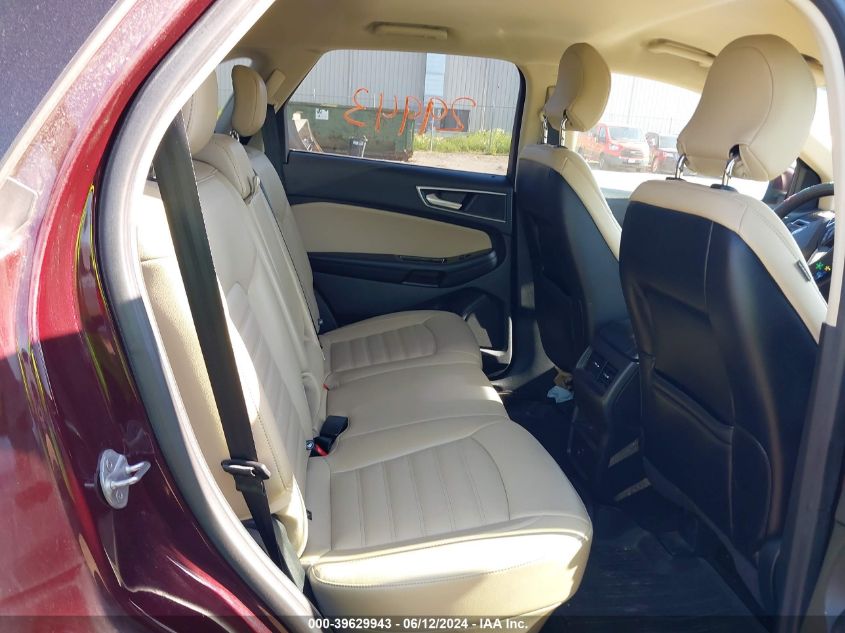 2018 Ford Edge Sel VIN: 2FMPK4J95JBB31854 Lot: 39629943