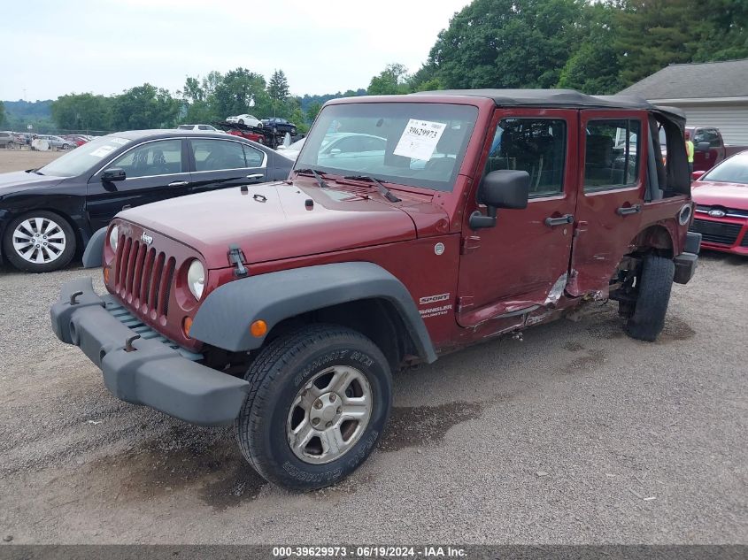 2010 Jeep Wrangler Unlimited Sport VIN: 1J4BA3H15AL109925 Lot: 39629973