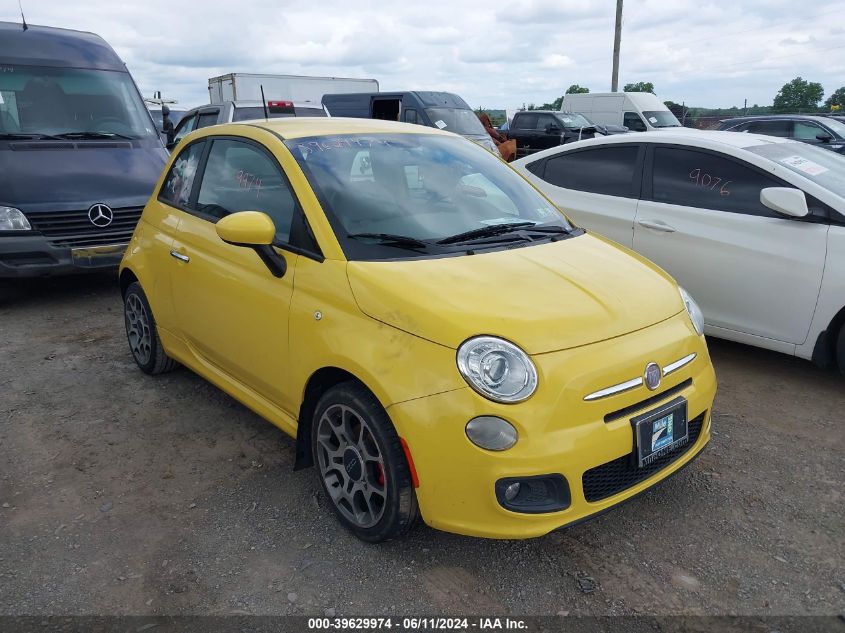 2012 Fiat 500 Sport VIN: 3C3CFFBRXCT208750 Lot: 39629974