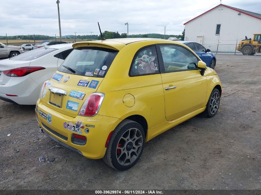 2012 Fiat 500 Sport VIN: 3C3CFFBRXCT208750 Lot: 39629974
