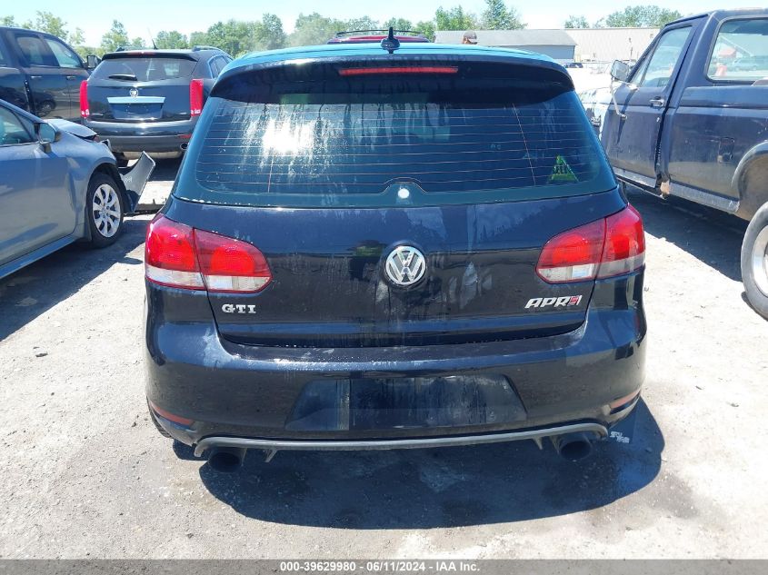 2011 Volkswagen Gti 4-Door VIN: WVWHD7AJ2BW189533 Lot: 39629980