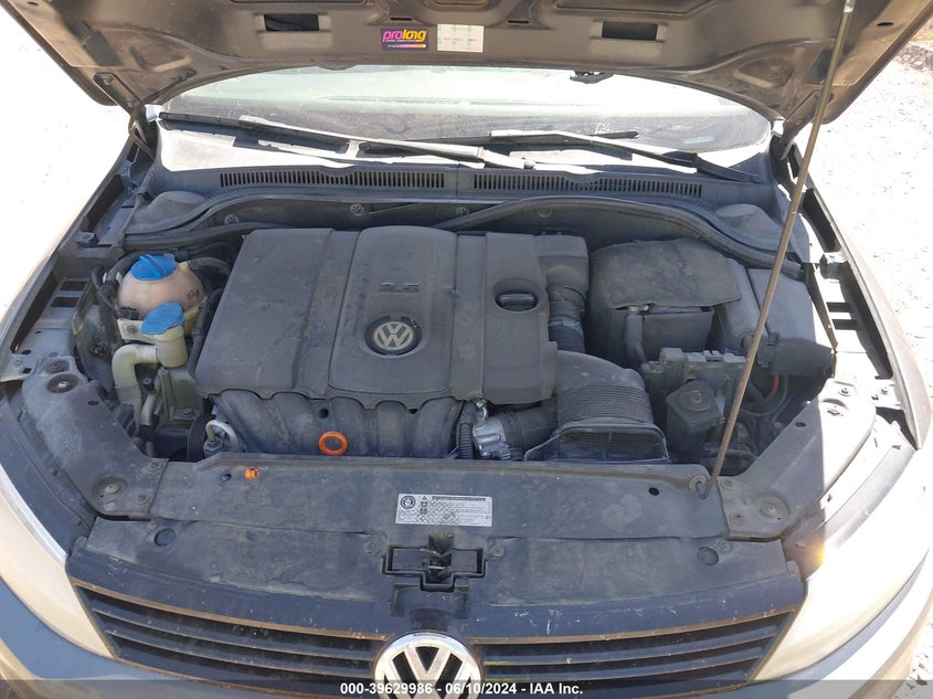 2012 Volkswagen Jetta 2.5L Se VIN: 3VWDP7AJ2CM308251 Lot: 39629986
