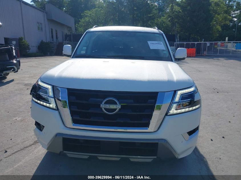 2023 Nissan Armada Sv 4Wd VIN: JN8AY2AD4P9693093 Lot: 39629994
