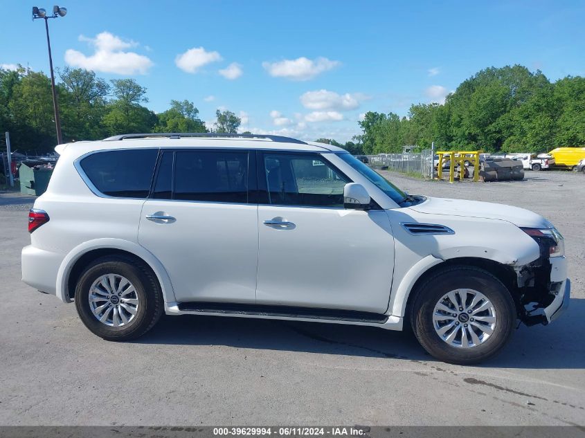 2023 Nissan Armada Sv 4Wd VIN: JN8AY2AD4P9693093 Lot: 39629994