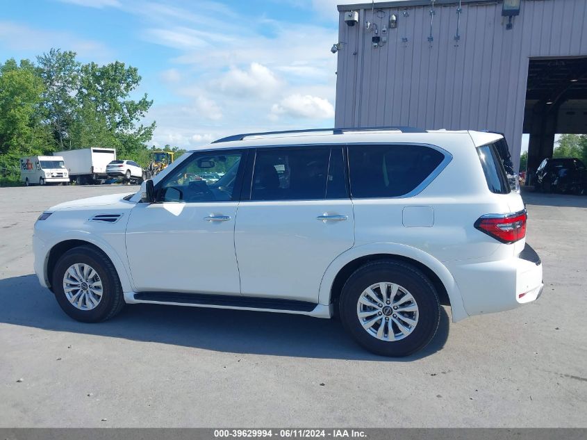 2023 Nissan Armada Sv 4Wd VIN: JN8AY2AD4P9693093 Lot: 39629994