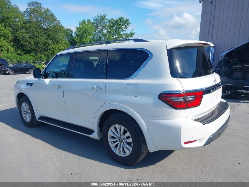 2023 Nissan Armada Sv 4Wd VIN: JN8AY2AD4P9693093 Lot: 39629994