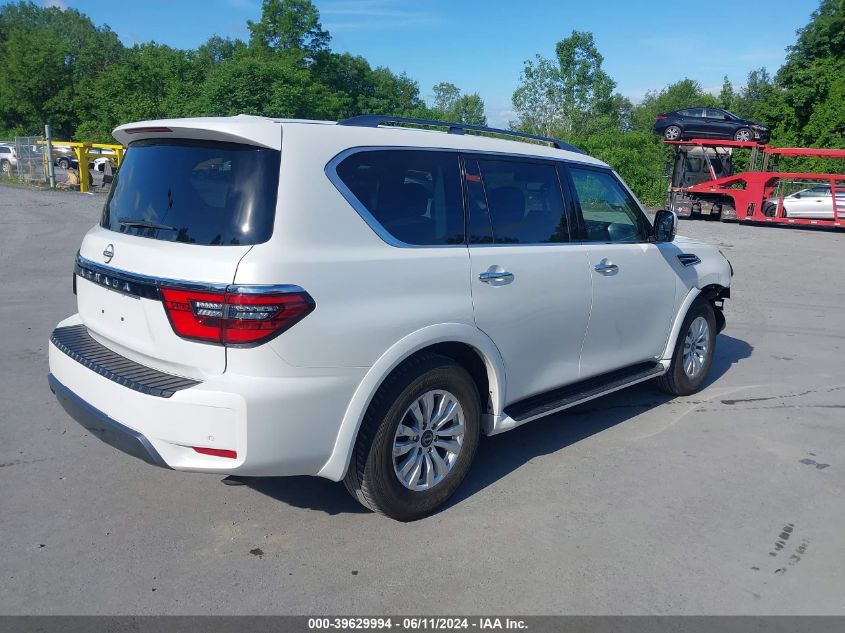 2023 Nissan Armada Sv 4Wd VIN: JN8AY2AD4P9693093 Lot: 39629994