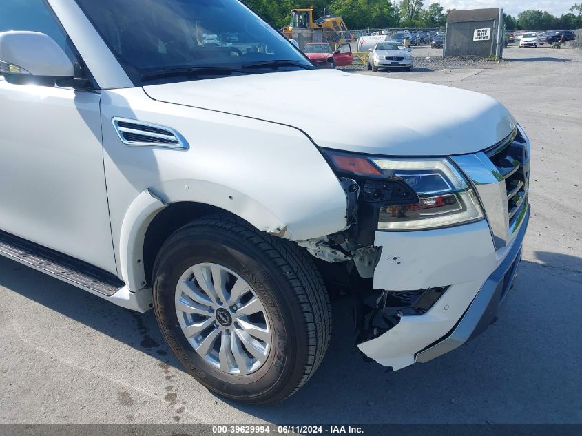 2023 Nissan Armada Sv 4Wd VIN: JN8AY2AD4P9693093 Lot: 39629994