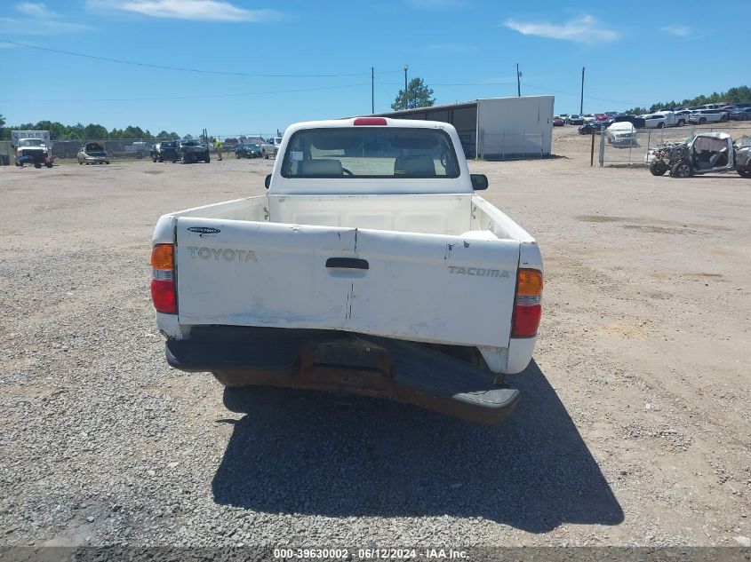 2003 Toyota Tacoma VIN: 5TENL42NX3Z180783 Lot: 39630002