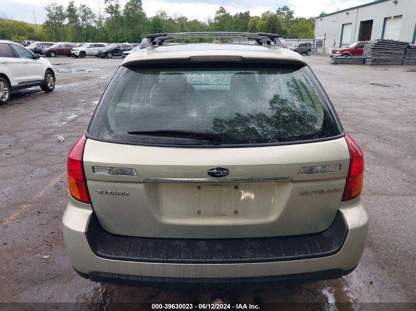 2006 Subaru Outback 2.5I VIN: 4S4BP61C367363310 Lot: 39630023